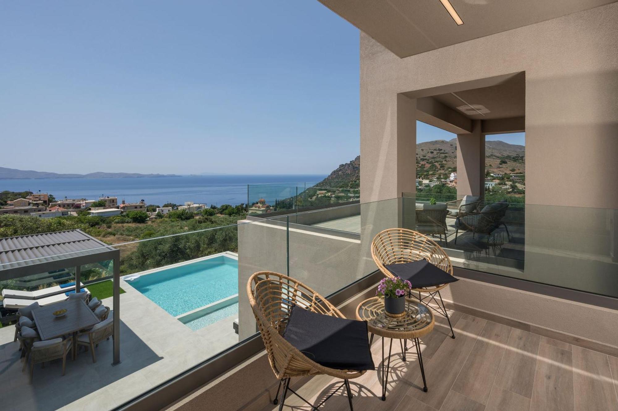 Villa Ekphrasis With Sea View And Jacuzzi Ravdhoúkha 외부 사진